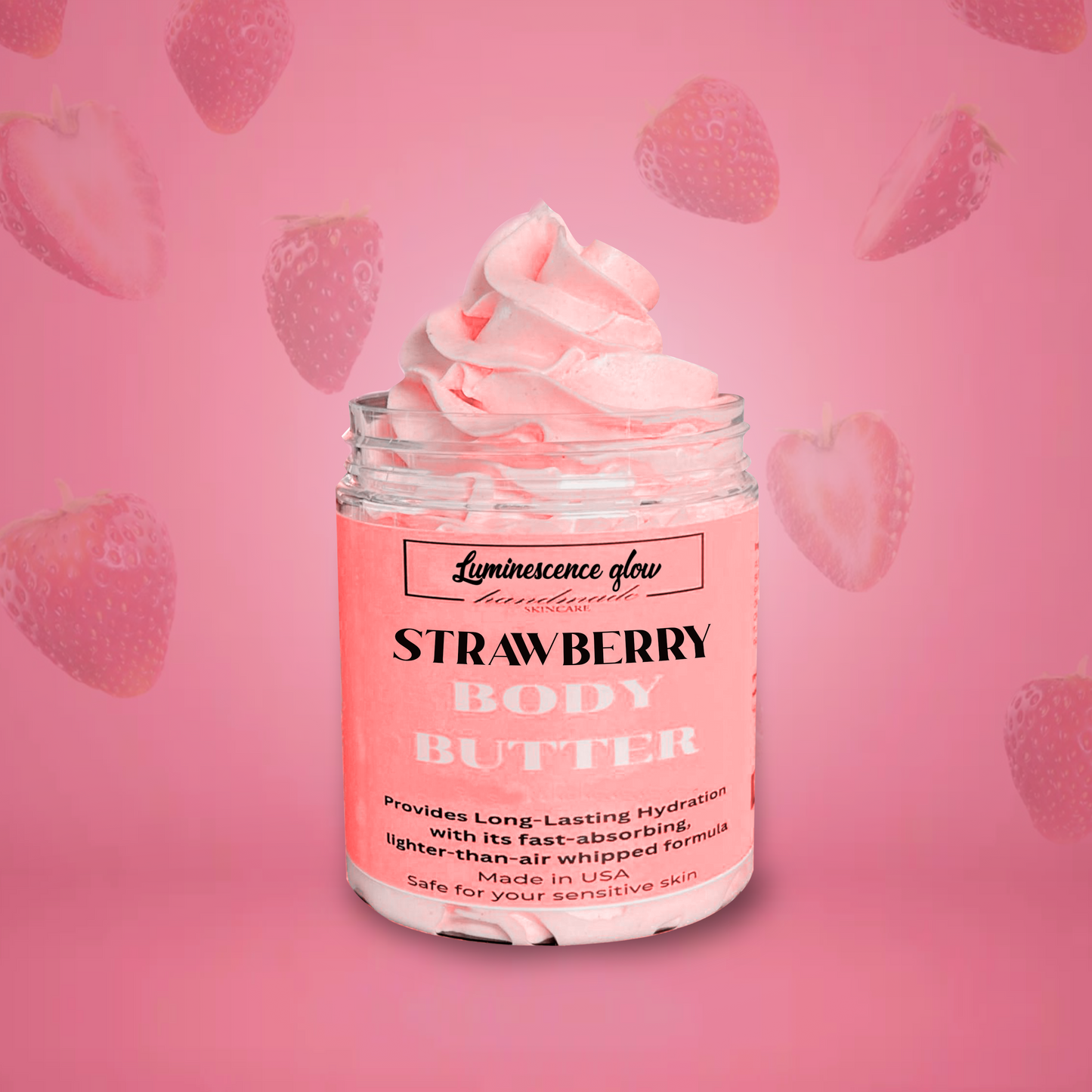 Strawberry body butter