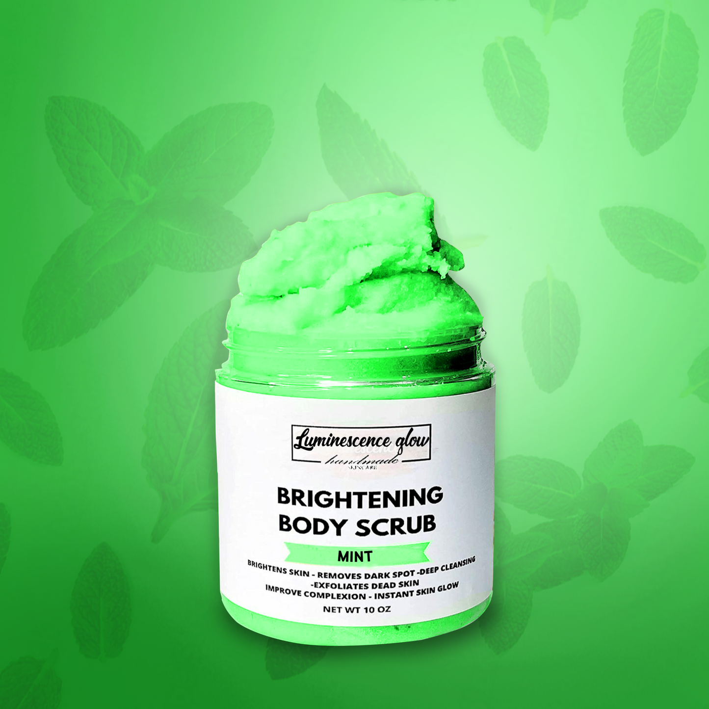 Mint body scrub